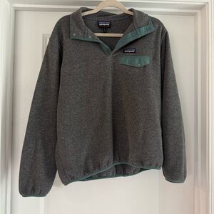 Patagonia Synchilla Size Medium Grey/Green